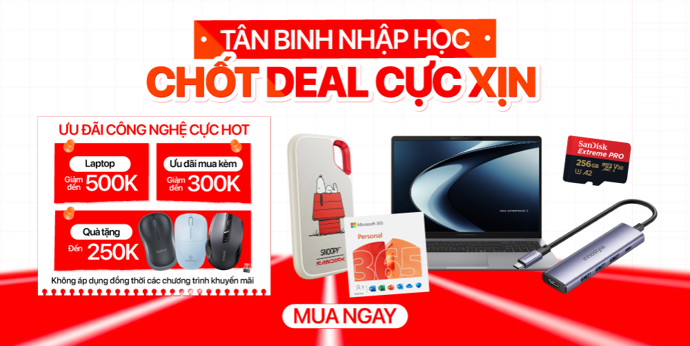 Tân binh nhập cuộc - Deal công nghệ giảm giá sốc