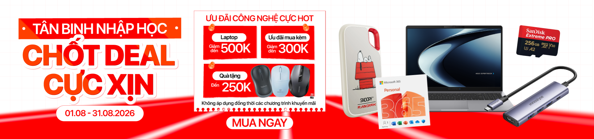 Tân binh nhập cuộc - Deal công nghệ giảm giá sốc