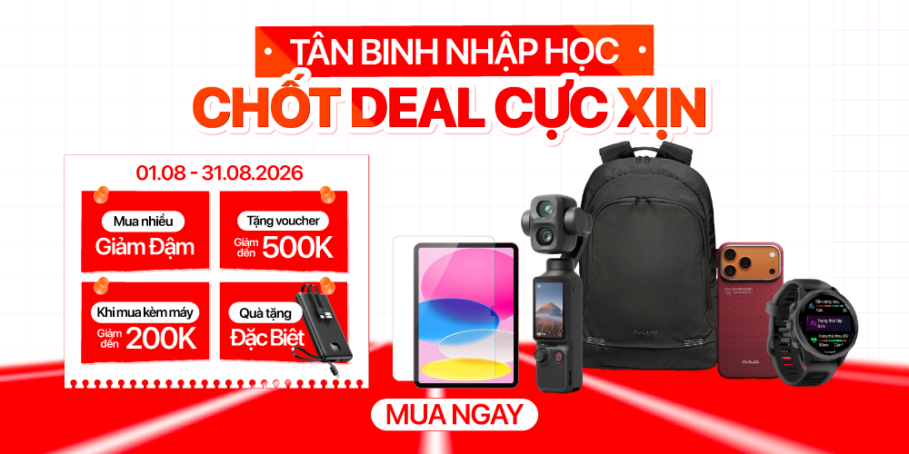 Tân binh nhập cuộc - Sale Phụ Kiện Tháng 8 Giảm Sốc Đến 500K