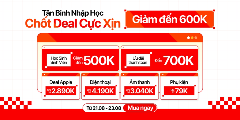 Tân binh nhập cuộc - Sắm iPhone 17, OPPO, Xiaomi giảm giá sốc