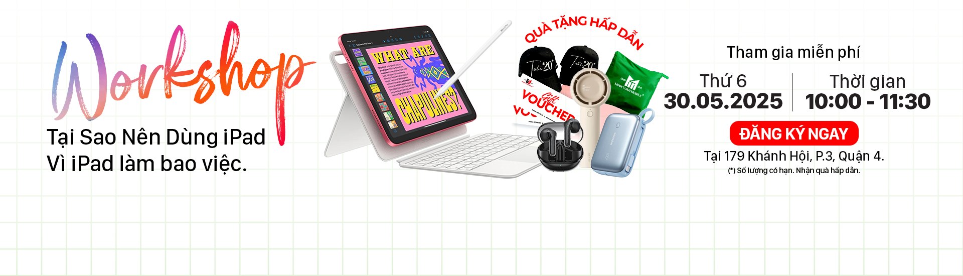 Workshop tại sao nên dùng iPad