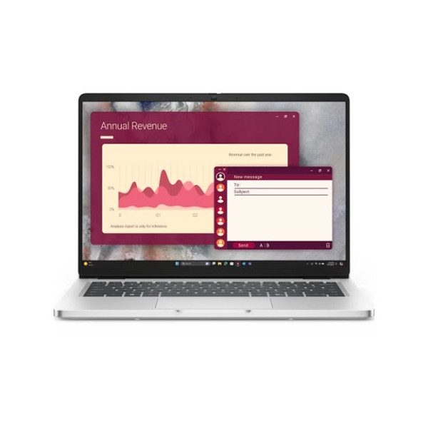 Laptop Dell Pro 14 PC14250 PC14250-235U-16512W (Ultra 5 235U|16GB|512GB|OB|14 inch FHD+|Win11 Pro)