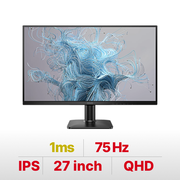 Màn hình máy tính LCD Philips 27 inch (IPS QHD 75Hz 1ms)