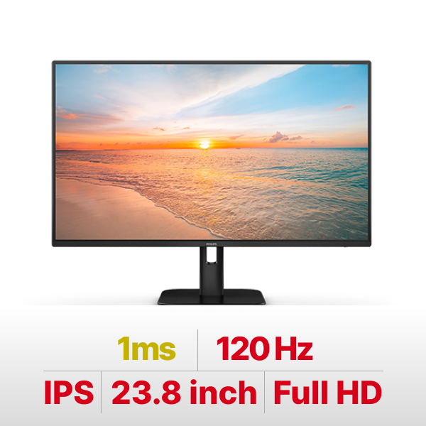 Màn hình máy tính LCD Philips 23.8 inch (IPS FHD 120Hz 1ms Loa 2Wx2)