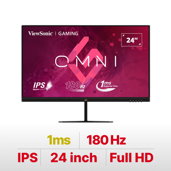 Màn hình máy tính ViewSonic 23.8 inch (IPS FHD 180Hz 1ms)