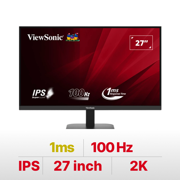 Màn hình máy tính Viewsonic 27 inch (IPS 2K 100Hz 1MS 2 Loa)