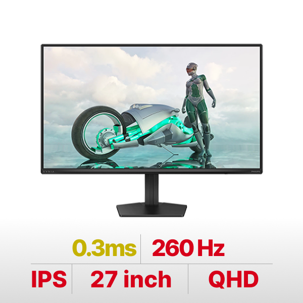 Màn hình máy tính LCD Philips 27 inch (IPS QHD 260Hz 0.3ms)