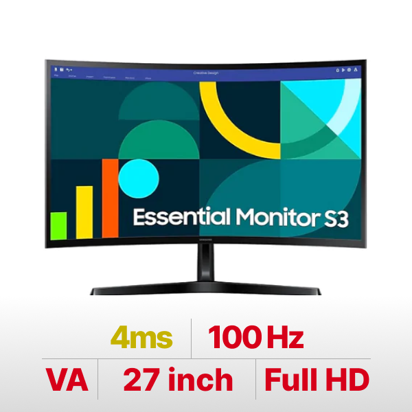 Màn hình máy tính LCD SAMSUNG LS27D366GAEXXV 27 inches FHD 1920x1080 VA 100Hz 4ms