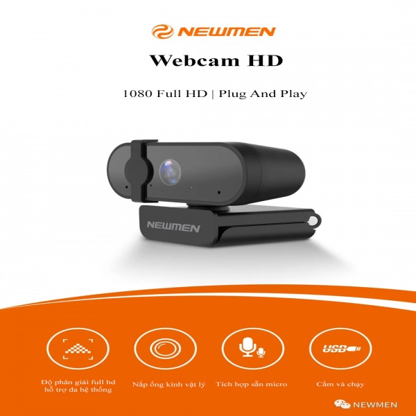 CM303 - Webcam CM303 (1080 Full HD) Plug and Play - 2