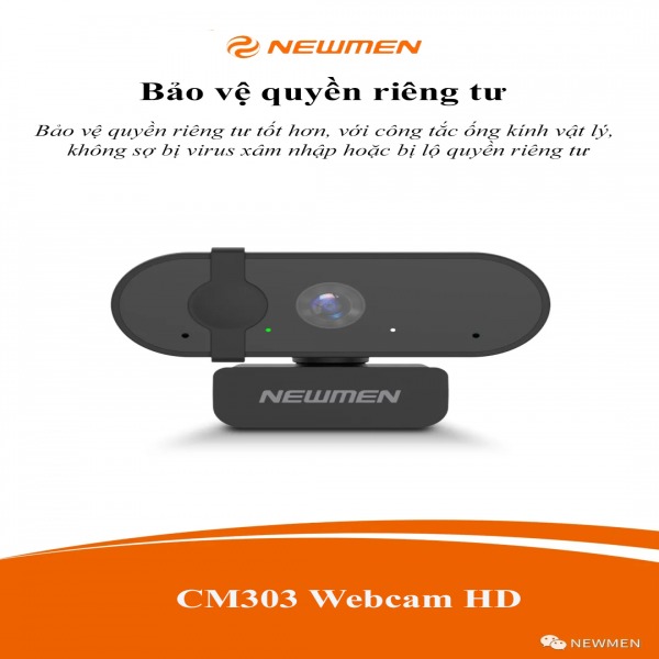 CM303 - Webcam CM303 (1080 Full HD) Plug and Play - 5