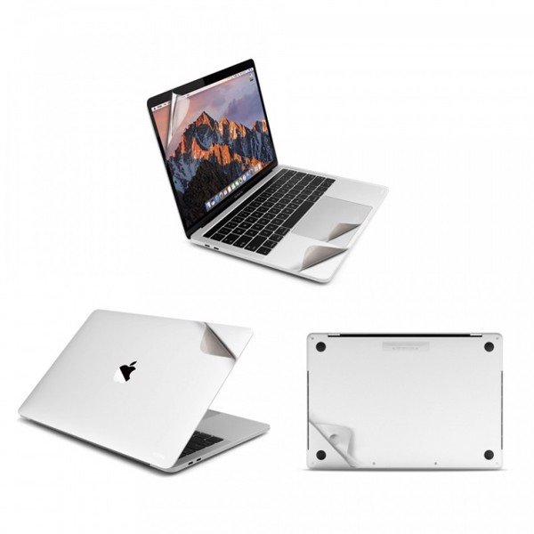 MOC1597 - Bộ dán full Mocoll 5 in 1 cho MacBook Pro 13 SILVER MOC1597 - 3