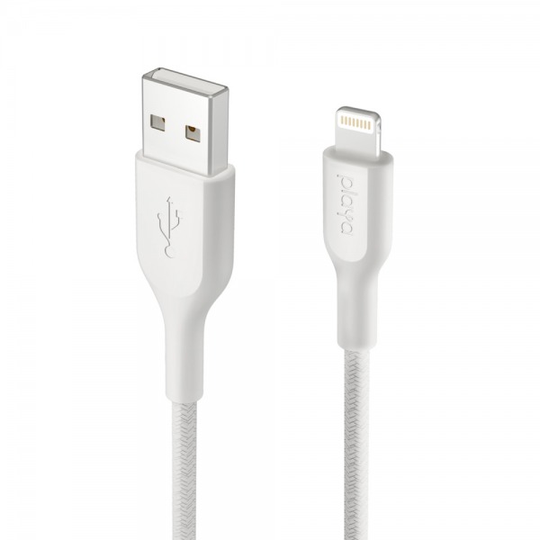 PMBK1002YZ1M - Cáp USB-A to Lightning Belkin Playa 12W vỏ dù 1M - 5