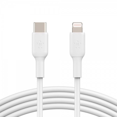 CAA003BT1MWH - Cáp Type-C to Lightning Belkin 30W vỏ nhựa 1M - CAA003BT1MWH