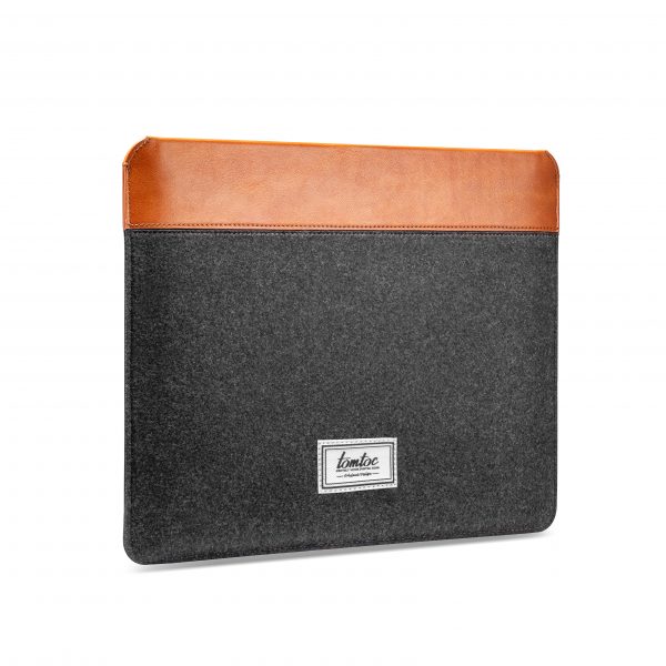 B03-H16 - Túi chống sốc iPad 12.9 Tomtoc Felt & Pu Leather 2021 - 3