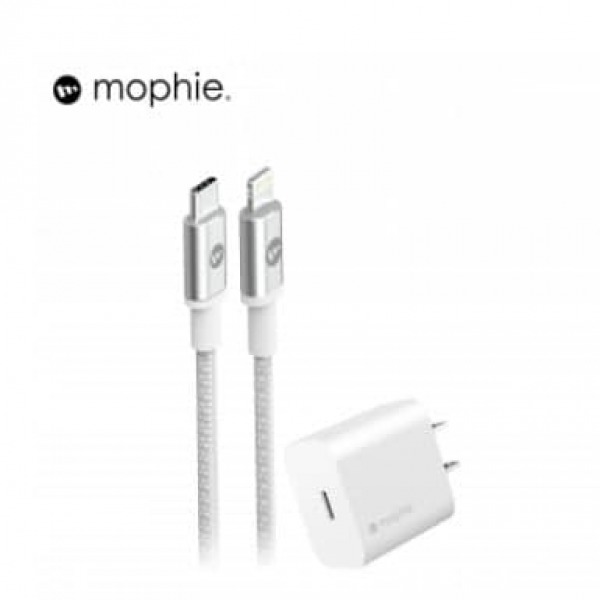 CBMP20WT - Combo Cốc Cáp sạc nhanh Mophie Power Delivery 20W USB-C - CBMP20WT