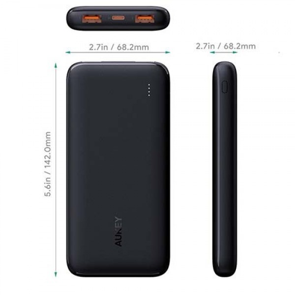 PBN73 - Pin sạc dự phòng Aukey 10.000 mAh 15W PBN73 - 10