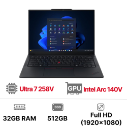 Laptop Lenovo ThinkPad E14 Gen 7 21U2006FVA (Ultra 7 258V| 32GB| 512GB| OB| 14 WUXGA| DOS)