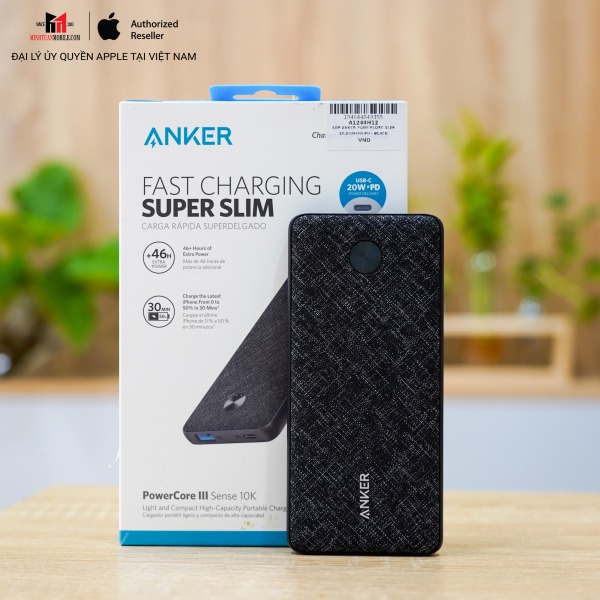 A1244H12 - Pin sạc dự phòng Anker 10.000mAh 20W PD Powercore Slim A1244 - 3