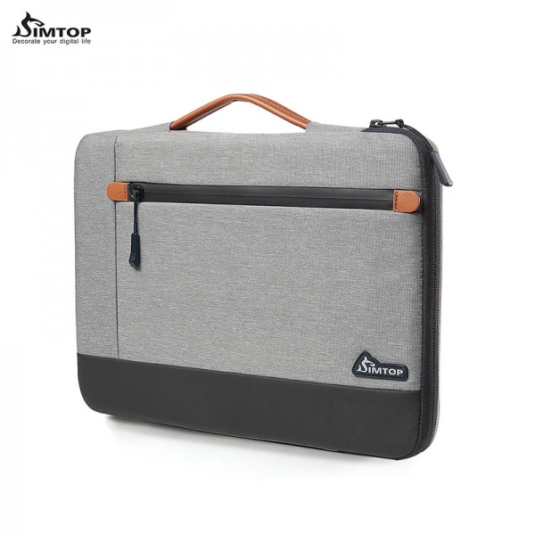 S1005D01D - Túi chống sốc MacBook 14 inch SIMTOP Leather Air - 2