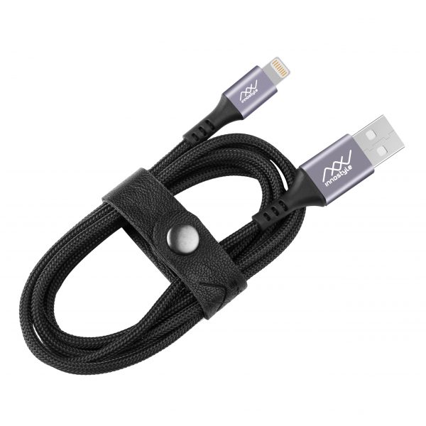 DIAL150GR - Cáp USB-A to Lightning Innostyle Duraflex MFi 1.5m IAL150 - 2