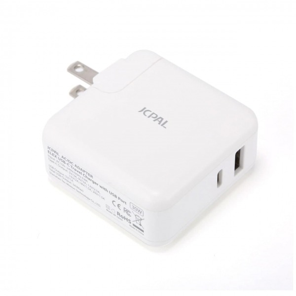 JCP6151 - Cốc sạc nhanh 2 cổng JCPAL 30W USB-C PD - 4