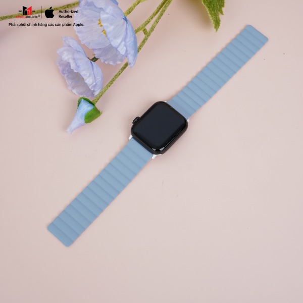 UNIQ41MMREVBLUBLK - Dây đeo Apple Watch 38 40 41mm UNIQ Revix Reversible Magnetic Silicone Strap - 13