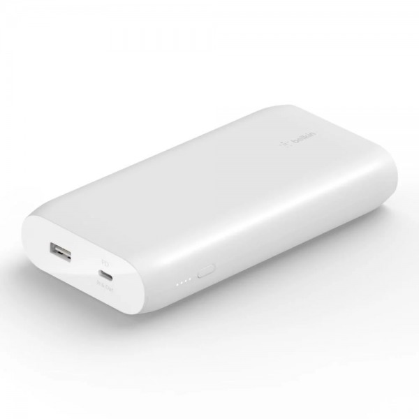 BPB002BTWT - Pin sạc dự phòng Belkin 20.000 mAh 30W PD Polymer Pocket Power BPB002 - BPB002BTWT