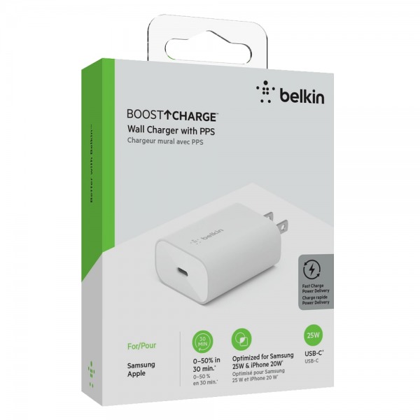 WCA004DQWH - Cốc sạc nhanh Belkin 25W Type-C PD Wall Charger - 6