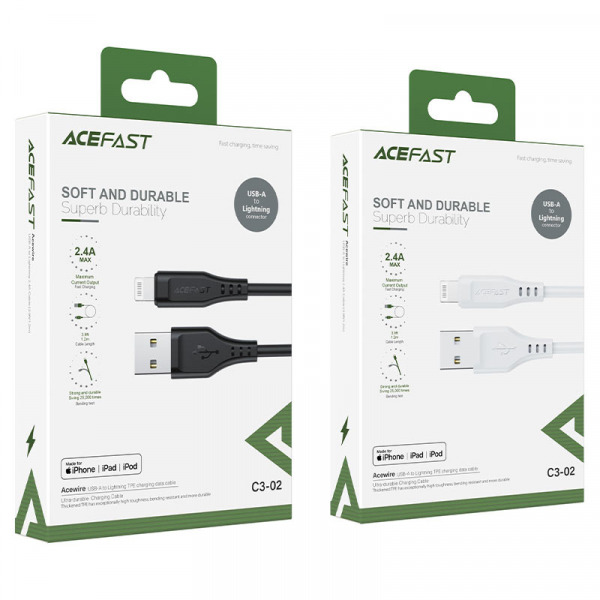 C302BL - Cáp USB-A to Lightning ACEFAST MFi 1.2M C302 - 9