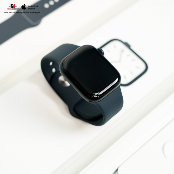 AW S7 GPS GRAY 41MM 99 FULLBOX - [KÈO THƠM] Apple Watch S7 GPS 41mm Fullbox Likenew - Chính Hãng VN A (Cáp chưa bung) - 4