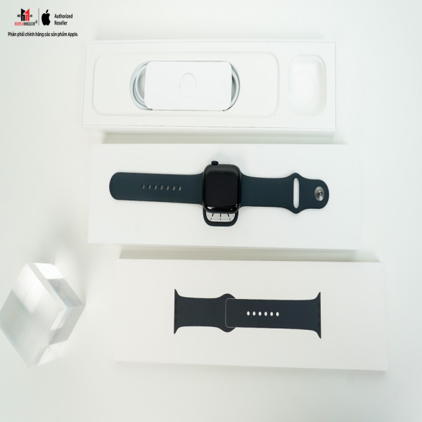 AW S7 GPS GRAY 41MM 99 FULLBOX - [KÈO THƠM] Apple Watch S7 GPS 41mm Fullbox Likenew - Chính Hãng VN A (Cáp chưa bung) - 5