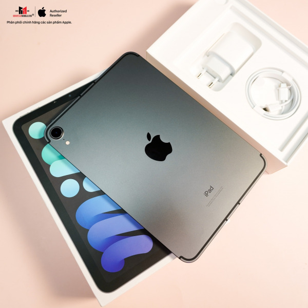 3534869 77885205 - [KÈO THƠM] iPad Mini 6 64GB Wifi + 5G Likenew Fullbox - Chính hãng VN A (Cáp chưa bung - Trầy nhẹ cổng sạc) - 5