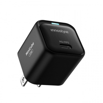 IC33PDBLK - Cốc sạc nhanh Innostyle 33W Minicube GaN II PD/QC3.0 & PPS IC33PD - IC33PDBLK
