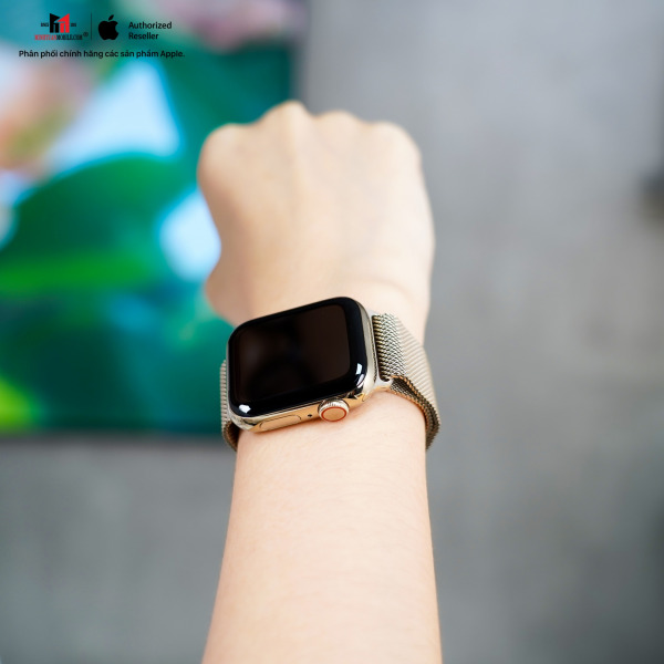 SGY6D - [KÈO THƠM] Apple Watch S6 Gold LTE 40mm Bản dây thép - Likenew - Chính Hãng VN A (Hàng mẫu khui seal chụp hình, cáp chưa bung) - 3
