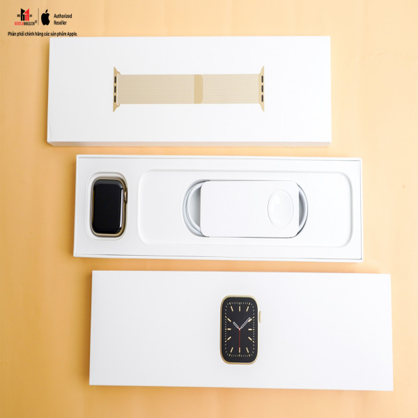 SGY6D - [KÈO THƠM] Apple Watch S6 Gold LTE 40mm Bản dây thép - Likenew - Chính Hãng VN A (Hàng mẫu khui seal chụp hình, cáp chưa bung) - 5