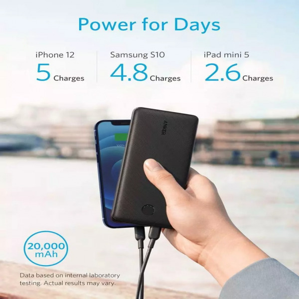 A1287H11 - Pin sạc dự phòng Anker PowerCore Essential 20.000 mAh 20W - 5