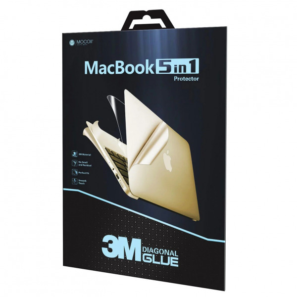 MOC8370 - Bộ dán MacBook Air 13 inch M1 MOCOLL 5 in 1 Full - 6