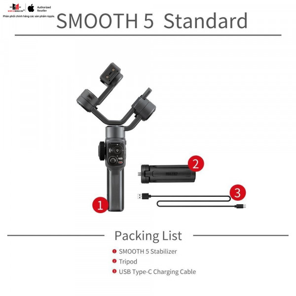 SMOOTH5. - Gimbal chống rung Zhiyun Smooth 5 Thanh Lý - 2