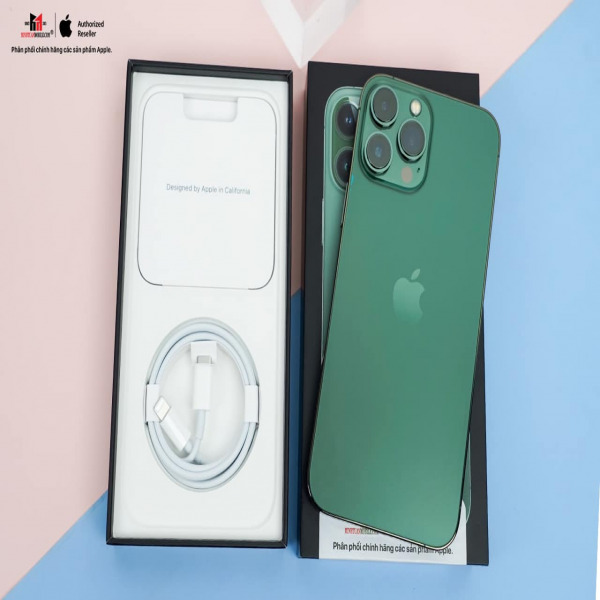 358406644804624 - [KÈO THƠM] iPhone 13 Promax 128GB Green Fullbox - Likenew - Chính hãng VN A (Lưng tróc thủy nhẹ - cáp chưa bung) - 2