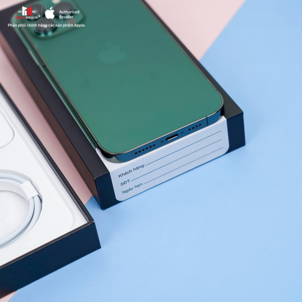 358406644804624 - [KÈO THƠM] iPhone 13 Promax 128GB Green Fullbox - Likenew - Chính hãng VN A (Lưng tróc thủy nhẹ - cáp chưa bung) - 5