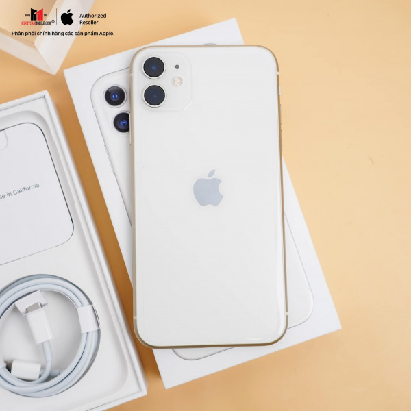 IPHONE1164GBLIKENEW - [KÈO THƠM] iPhone 11 64GB White Fullbox - Likenew - Chính hãng VN A (Active nhầm dung lượng - Cáp chưa bung) - 6
