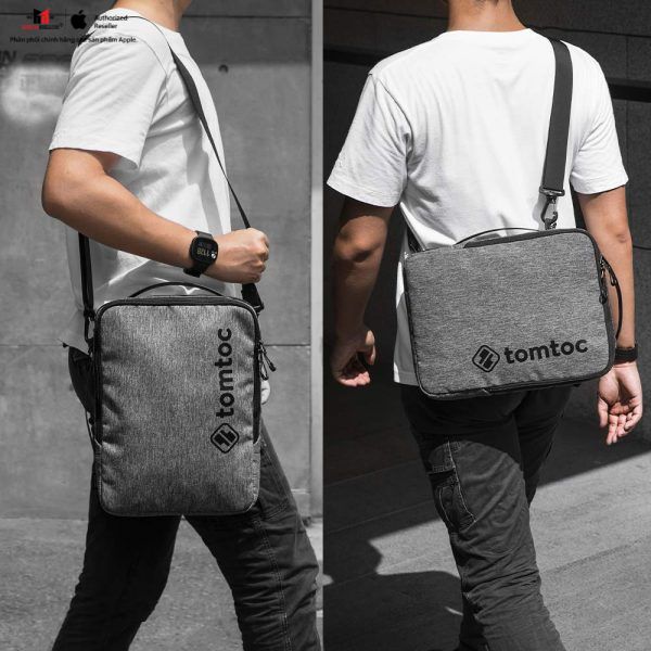 H14C01G - Túi đeo chống sốc MacBook 13 14 inch Tomtoc Urban Shoulder Bags - 3