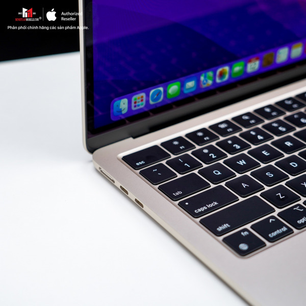 99M - [KÈO THƠM] MacBook Air M2 13 2022 8CPU 8GPU 256GB| RAM 8GB Starlight Chính hãng VN - Likenew (Cốc cáp đã bung) - 2