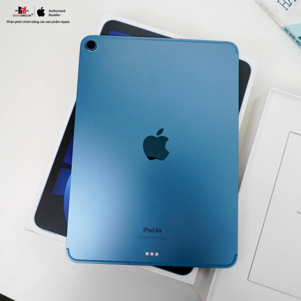 358224501568 - [KÈO THƠM] iPad Air 5 64GB Wifi + 5G Blue Likenew Fullbox - (Hộp cáp mới) - 5