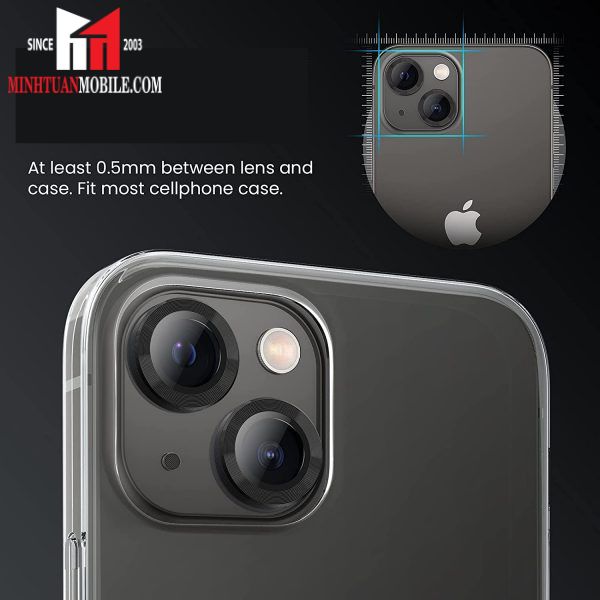 BJ14APP - Dán bảo vệ camera iPhone 14 14 Plus Mipow Diamondshield - 2