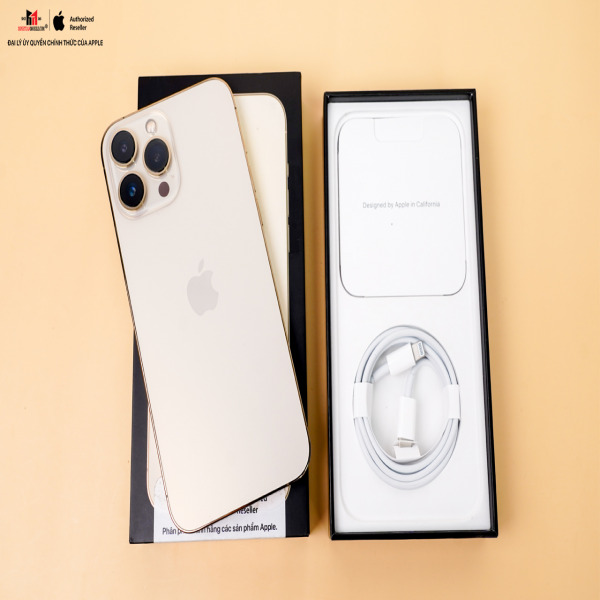 353652732194916 - [KÈO THƠM] iPhone 13 Promax 256GB Gold Fullbox - Likenew - Chính hãng VN A (Cáp chưa bung) - 6
