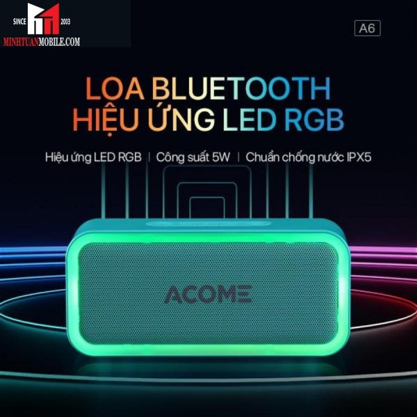 ACOMEA6BK - Loa Bluetooth ACOME A6 - 2