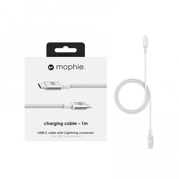 MOPHIECTOLWT - Cáp USB-C to Lightning Mophie MFi 1M - MOPHIECTOLWT