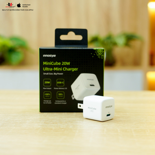 IMC20PDBLK - Cốc sạc nhanh Innostyle 20W Type-C Ultra Minicube - IMC20PDBLK - 2