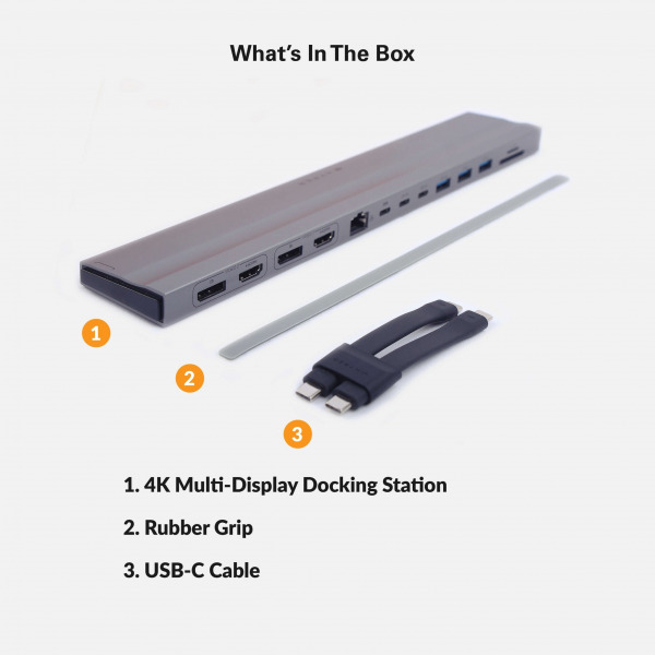 HD134 - Hub chuyển kiêm đế cắm màn hình HyperDrive 13 in 1 Multi-Display Dock Station - 7